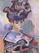 Henri Matisse Woman with Hat (Madame Matisse) (mk35) oil painting artist